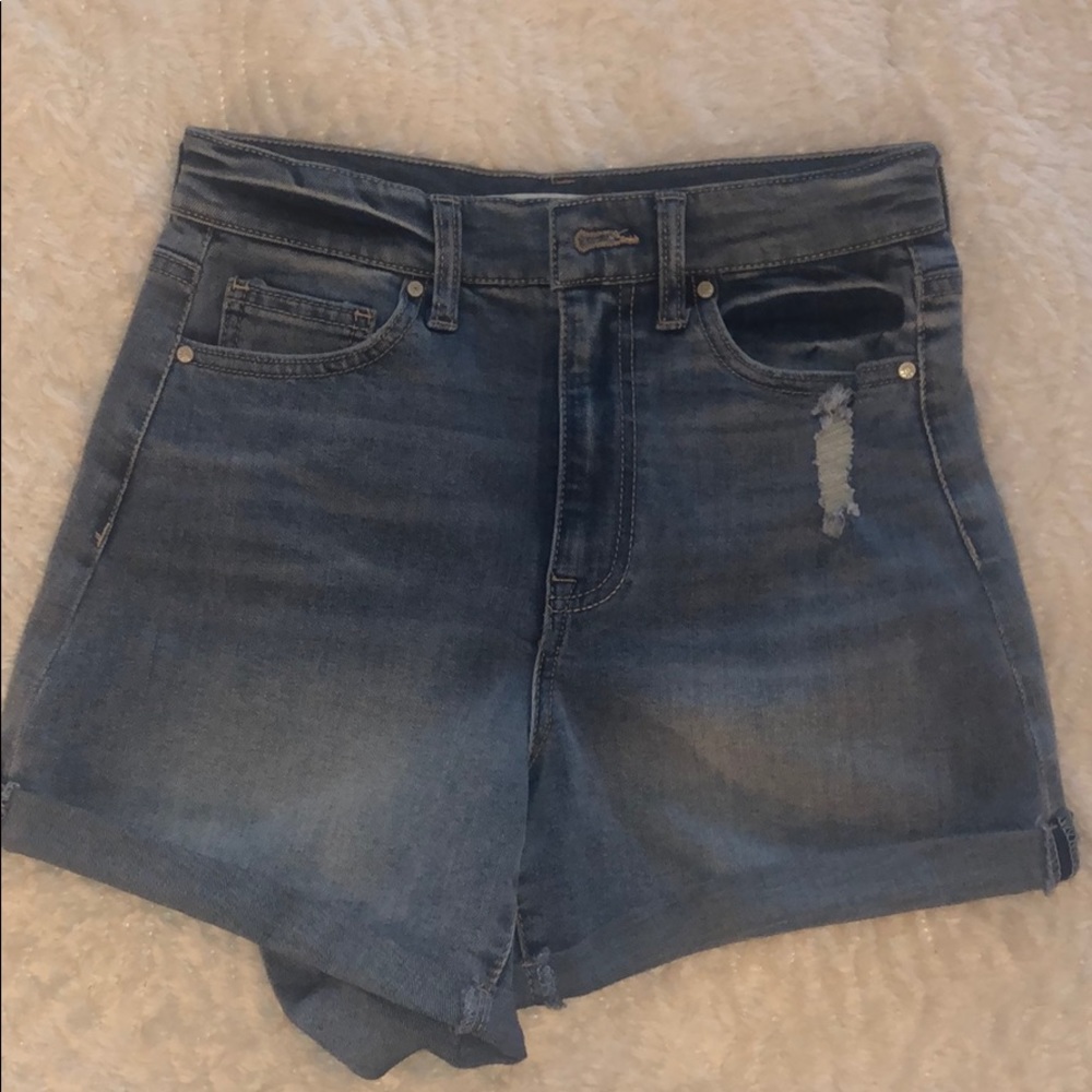 High waisted jean shirt for very small waist